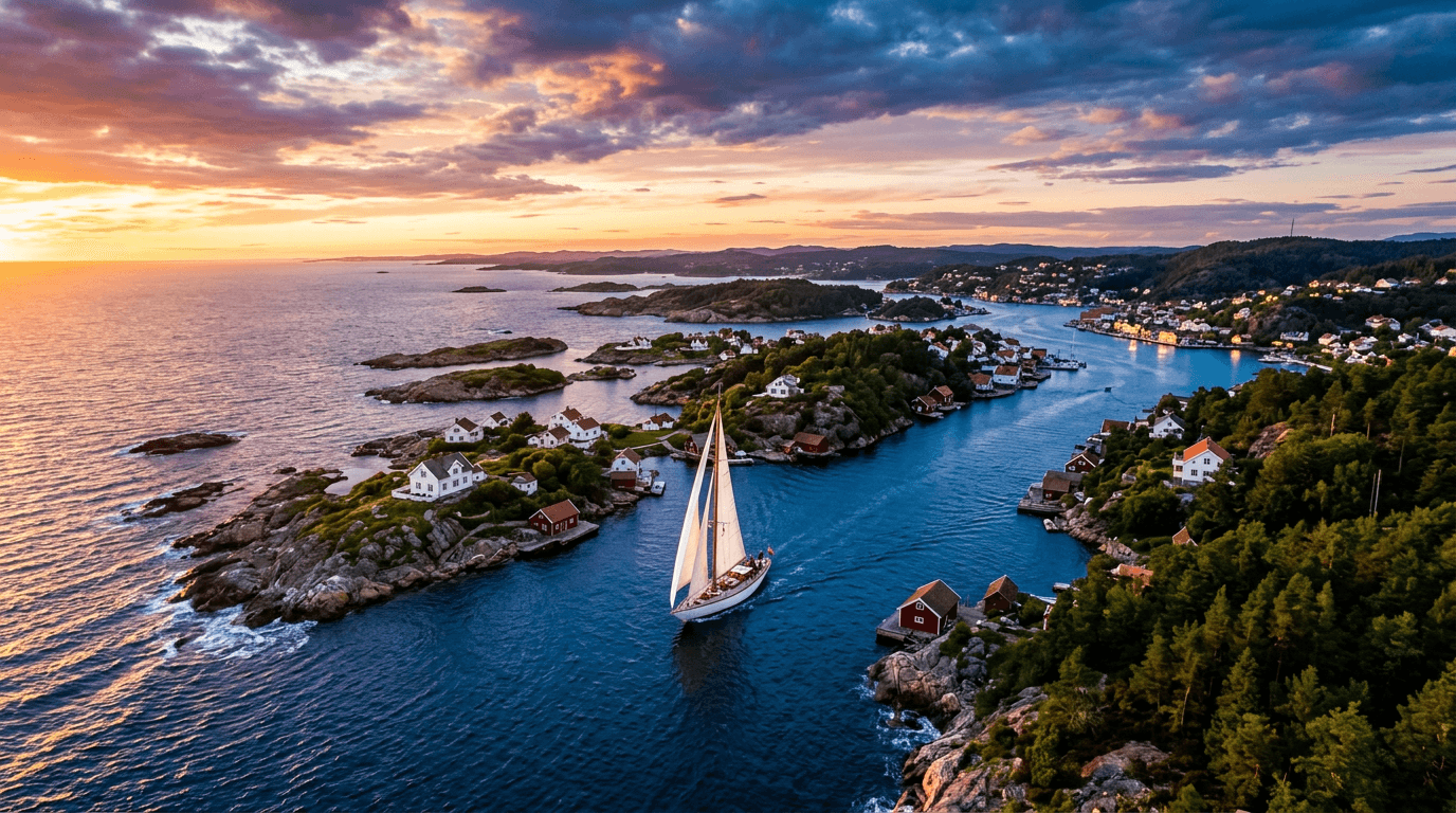 Sørlandet med båt – Kristiansand, Arendal, Lillesand og Kragerø