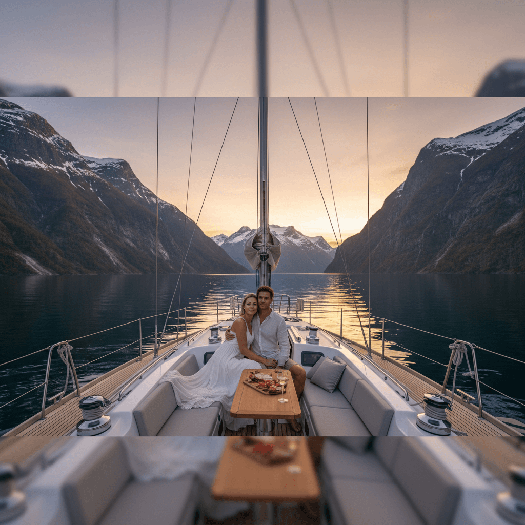 Beste seildestinasjoner for par: Romantikk på havet